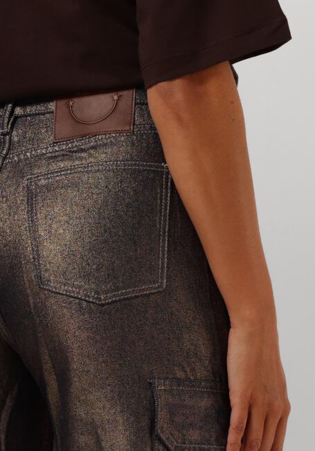 Gouden REFINED DEPARTMENT Wide jeans ANYSSA - large