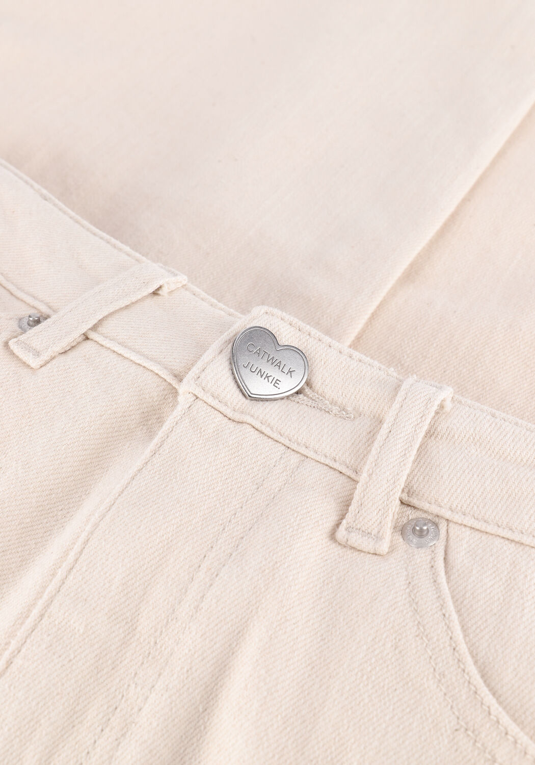 CATWALK JUNKIE Wide jeans JN IVY &Eacute;cru - large