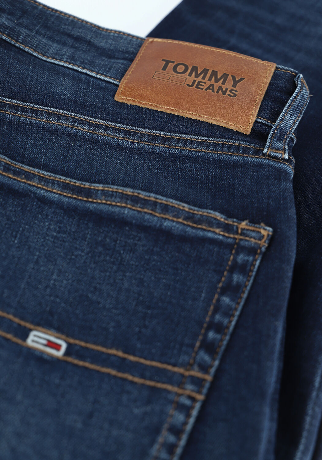 Donkerblauwe TOMMY JEANS Slim fit jeans SCANTON SLIM ASDBS - large