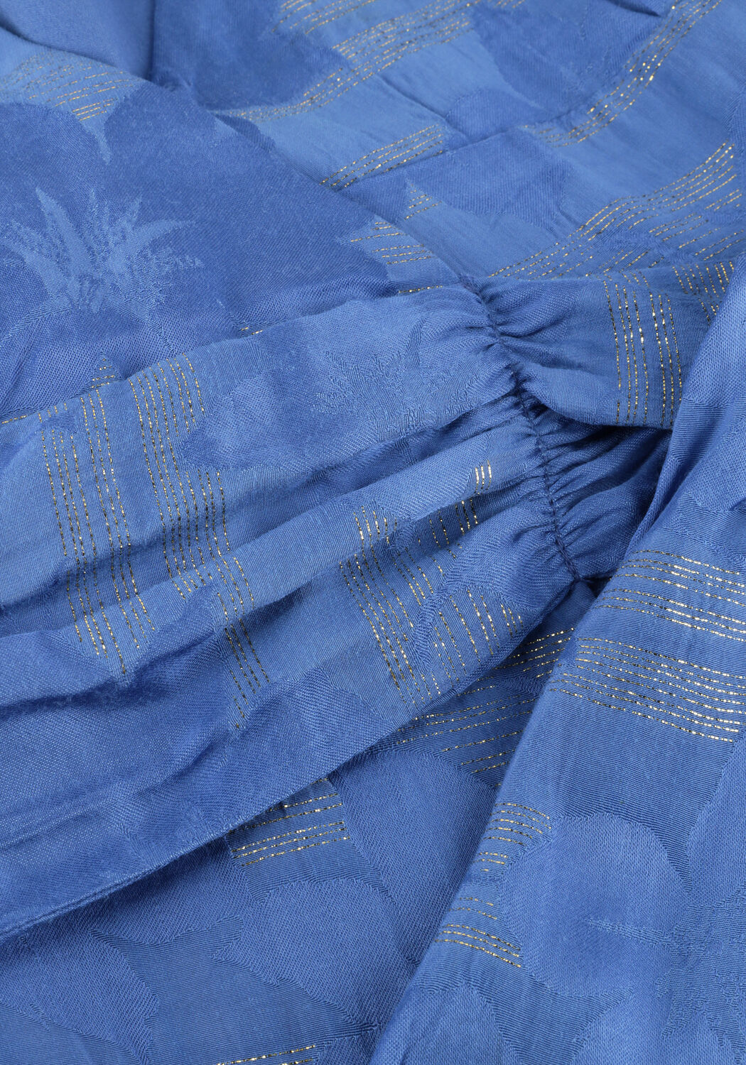 FREEBIRD Robe midi F-WV-JAC-FLOW-LUREX-26-1 en bleu - large