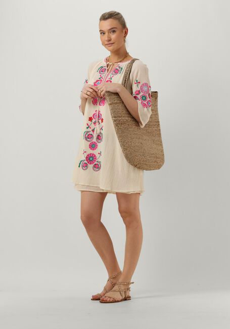 ANTIK BATIK Mini robe MAGOO DRESS Crème - large