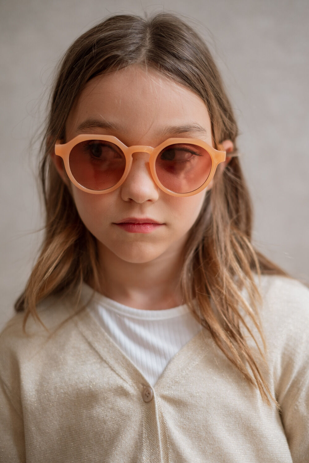 LIKE FLO Haut ELISE FLO RIB SHIRT &Eacute;cru - large