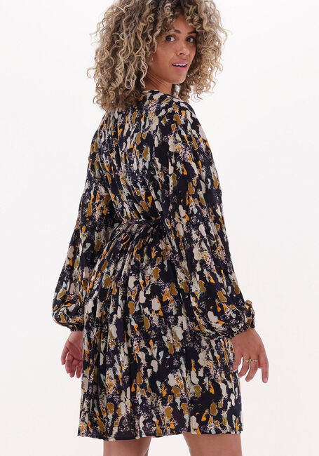 SECOND FEMALE Mini robe MAMMA WRAP DRESS en noir - large