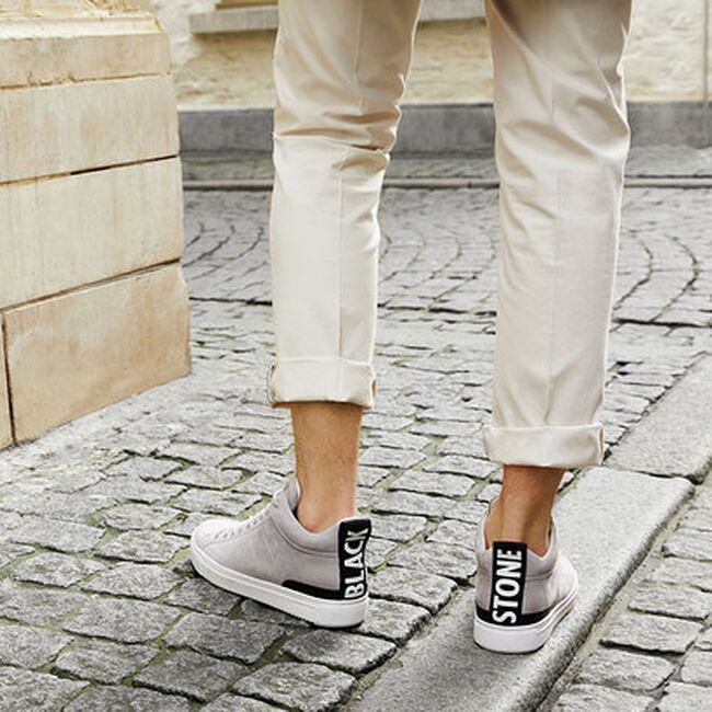 Grijze BLACKSTONE Hoge sneaker RM14 - large