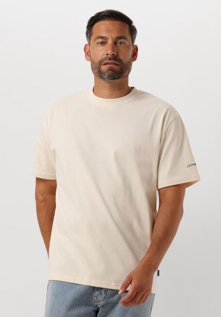 Gebroken wit WOODBIRD T-shirt WBBAINE NOODLE TEE - large