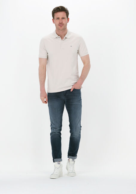 Beige CALVIN KLEIN Polo STRETCH PIQUE SLIM POLO - large