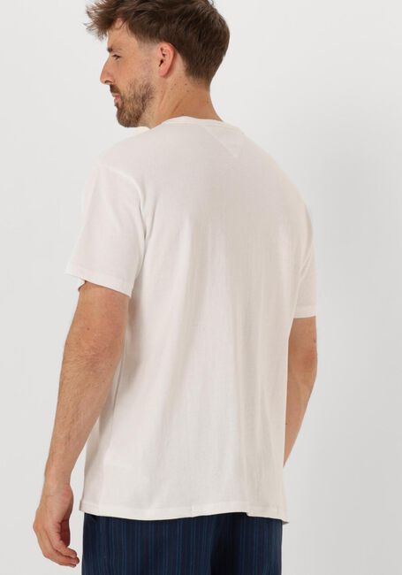 TOMMY JEANS T-shirt TJM RLX LINEAR LOGO TEE en blanc - large