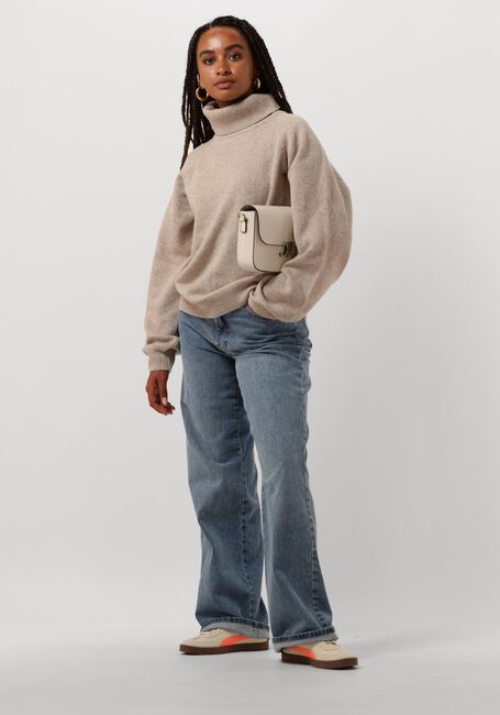 GESTUZ Col roulé MANZIGZ WOOL ROLLNECK en beige - large