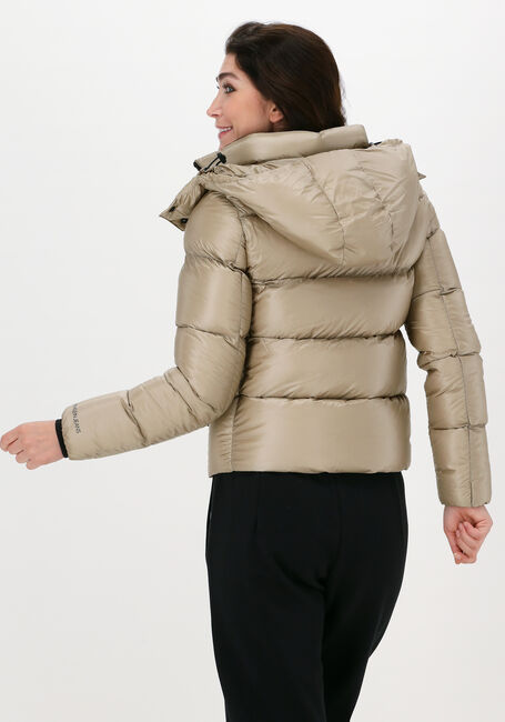 CALVIN KLEIN Veste matelassé SHINY DOWN SHORT PUFFER JACKET en beige - large