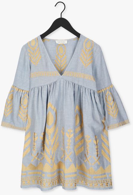 GREEK ARCHAIC KORI Mini robe SHORT DRESS SUMMER Bleu clair - large