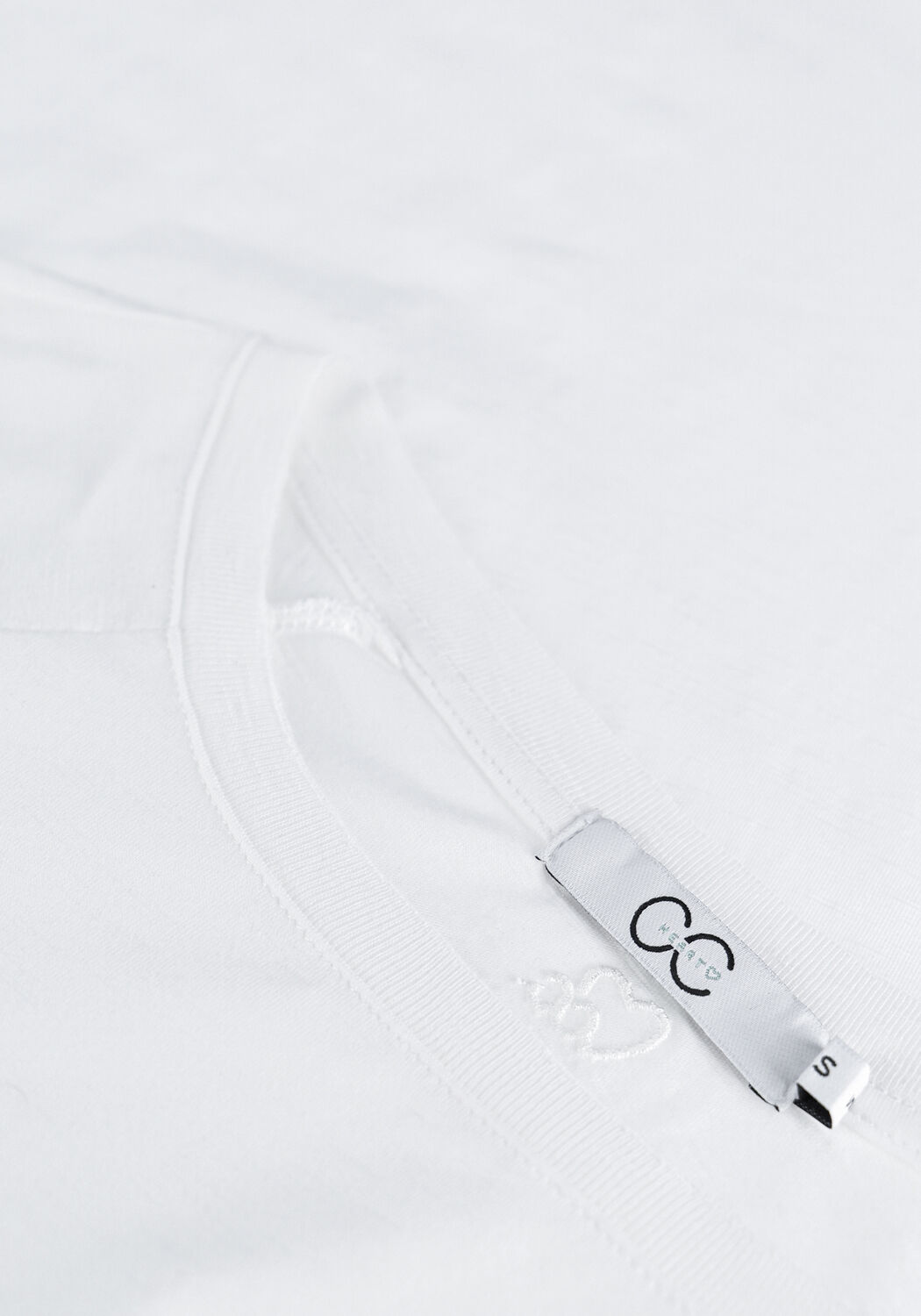 Gebroken wit CC HEART T-shirt LONG SLEEVE TSHIRT - large