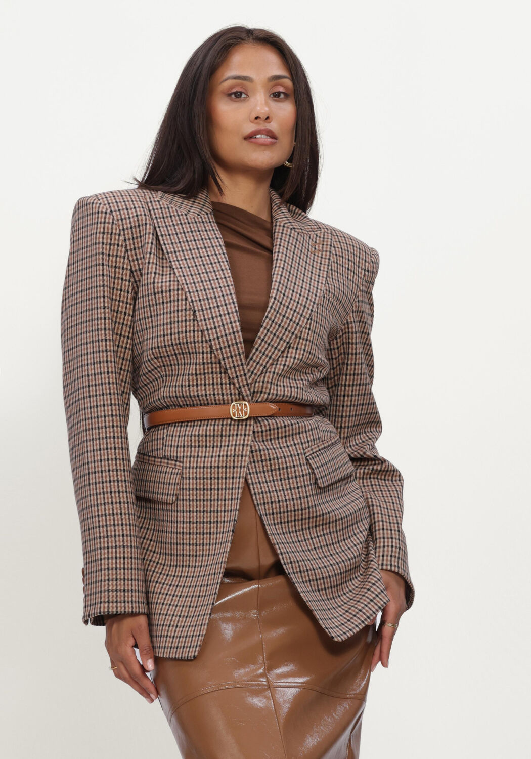 JOSH V Blazer BERYL BLAZER en marron - large