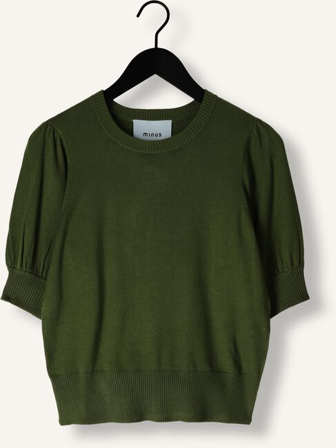 Donkergroene MINUS Top LIVA KNIT TEE Donkergroene MINUS Top LIVA KNIT TEE - large