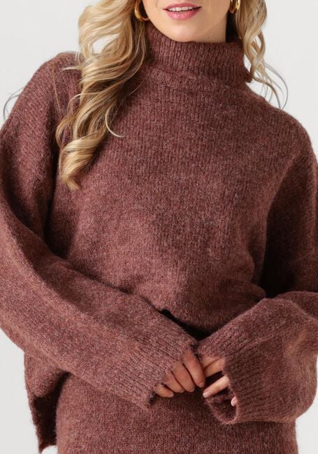 YDENCE Chandail KNITTED SWEATER DELIA en marron - large