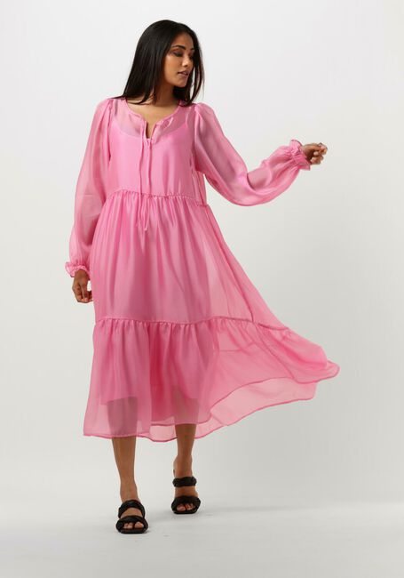 MSCH COPENHAGEN Robe midi MSCHPAVARI DRESS en rose - large