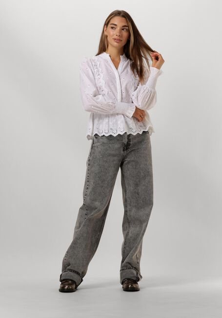 Witte NEO NOIR  MAVIANA EMB BLOUSE - large