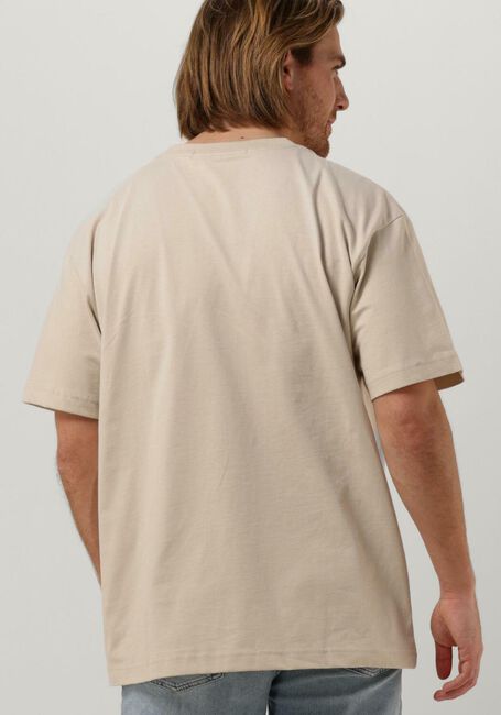 CALVIN KLEIN T-shirt MONOLOGO WASHED TEE en beige - large