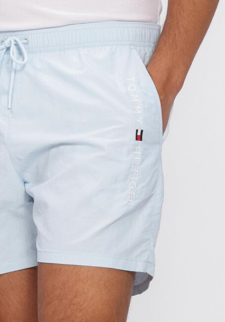 TOMMY HILFIGER UNDERWEAR Shorts de bain MEDIUM DRAWSTRING ZIP POCKET Bleu clair - large
