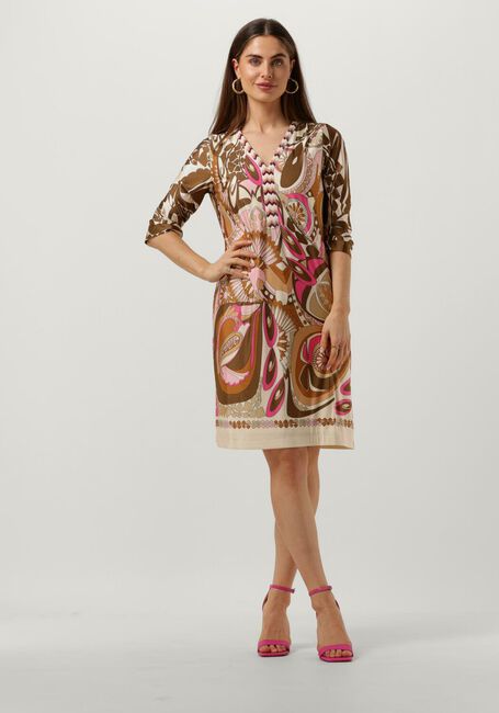 Beige ANA ALCAZAR Midi jurk 049690-3365 - large