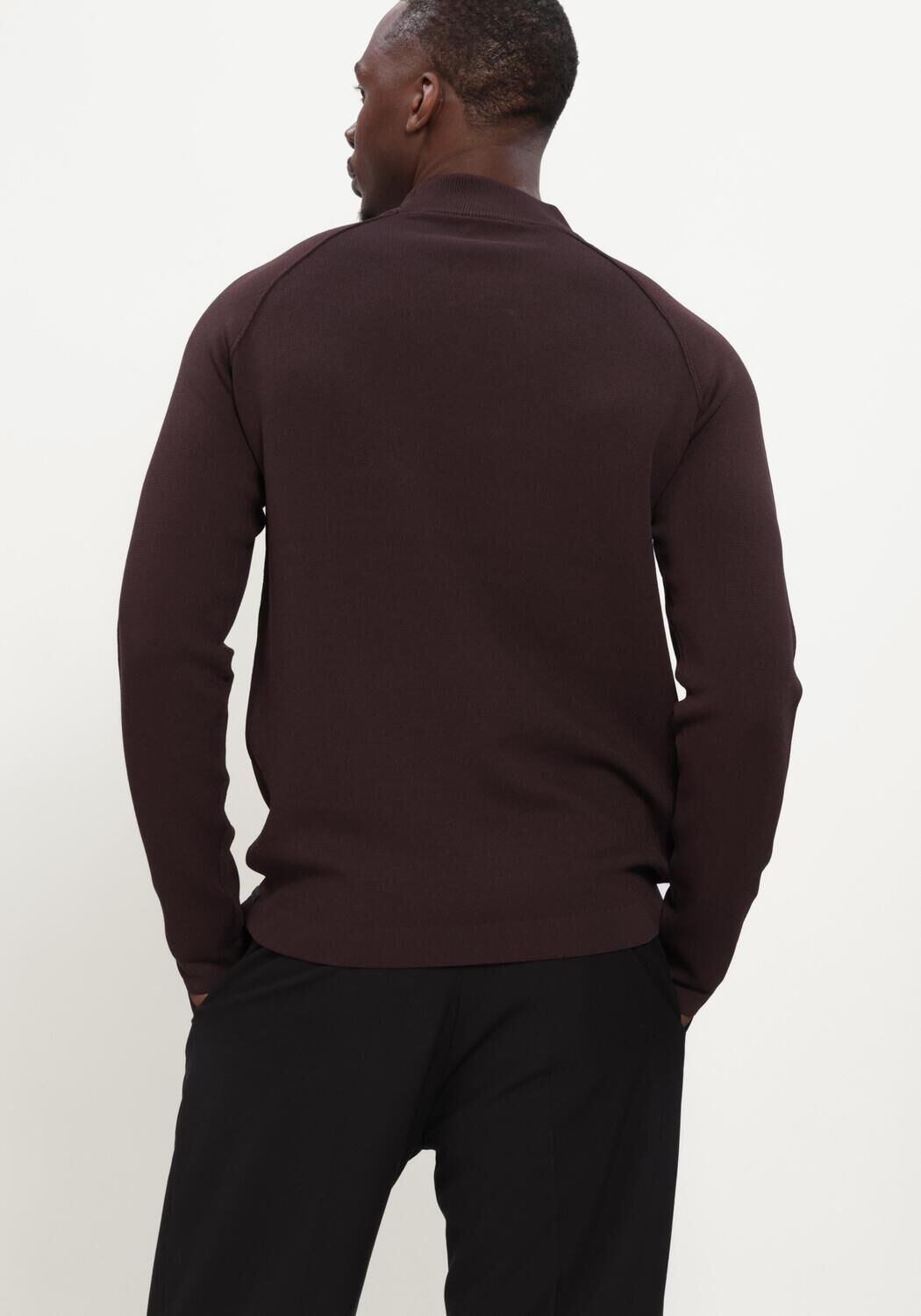 GENTI Pull TURTLE LS Bordeaux - large