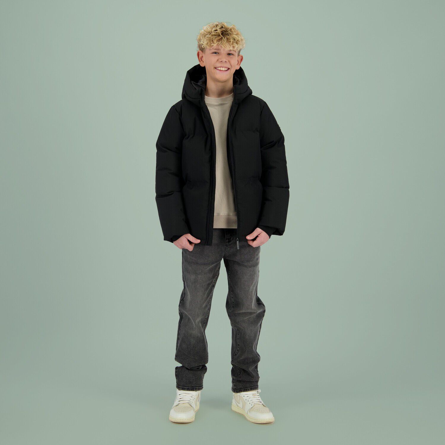 RAIZZED Veste matelass&eacute; TIRO en noir - large