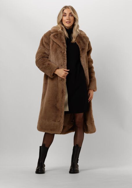 GIACOMO THE JACKET Manteau en fausse fourrure 6610940 en camel - large