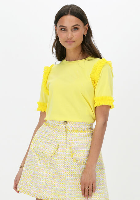 SILVIAN HEACH T-shirt T-SHIRT KANFU en jaune - large