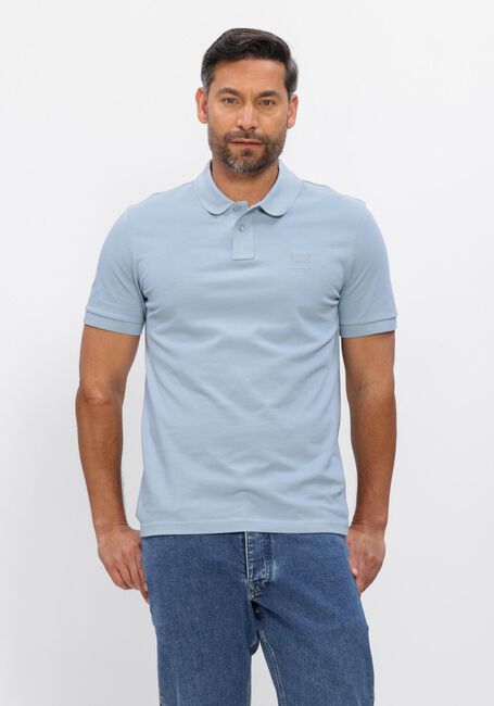 BOSS ORANGE Polo PASSENGER Bleu clair - large