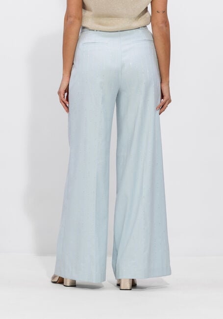 Lichtblauwe AAIKO Wijde broek NORE SEQUINS VIS 532 - large