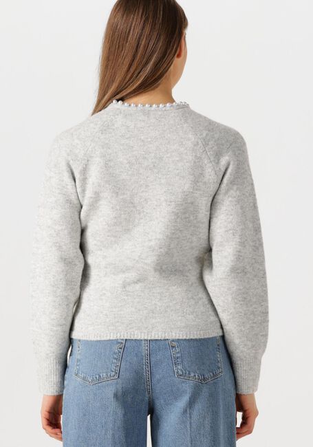 NEO NOIR Gilet LILY PEARL KNIT CARDIGAN Gris clair - large