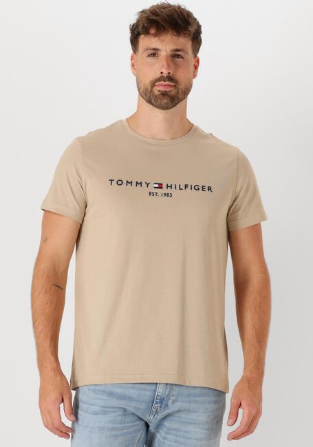 TOMMY HILFIGER T-shirt TOMMY LOGO TEE Kaki - large