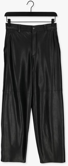 Zwarte VANILIA Pantalon VEGAN LEATHER TROUSERS - large