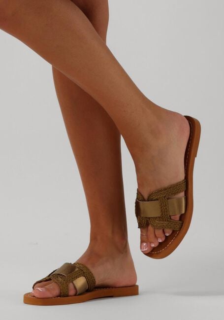 Groene LINA LOCCHI Slippers MET KOORD SLIPPER - large