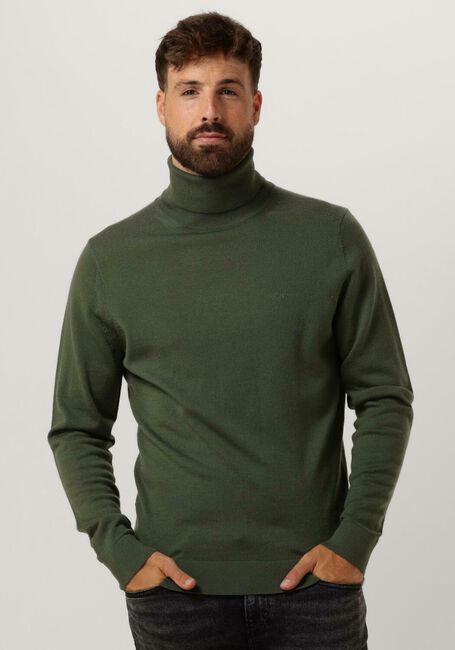 CALVIN KLEIN Col roulé MERINO TURTLE NECK Vert foncé - large
