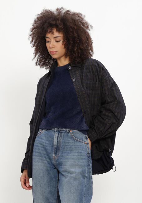 CATWALK JUNKIE Blazer LIGHT PADDED CHECK JACKET Bleu fonc&eacute; - large