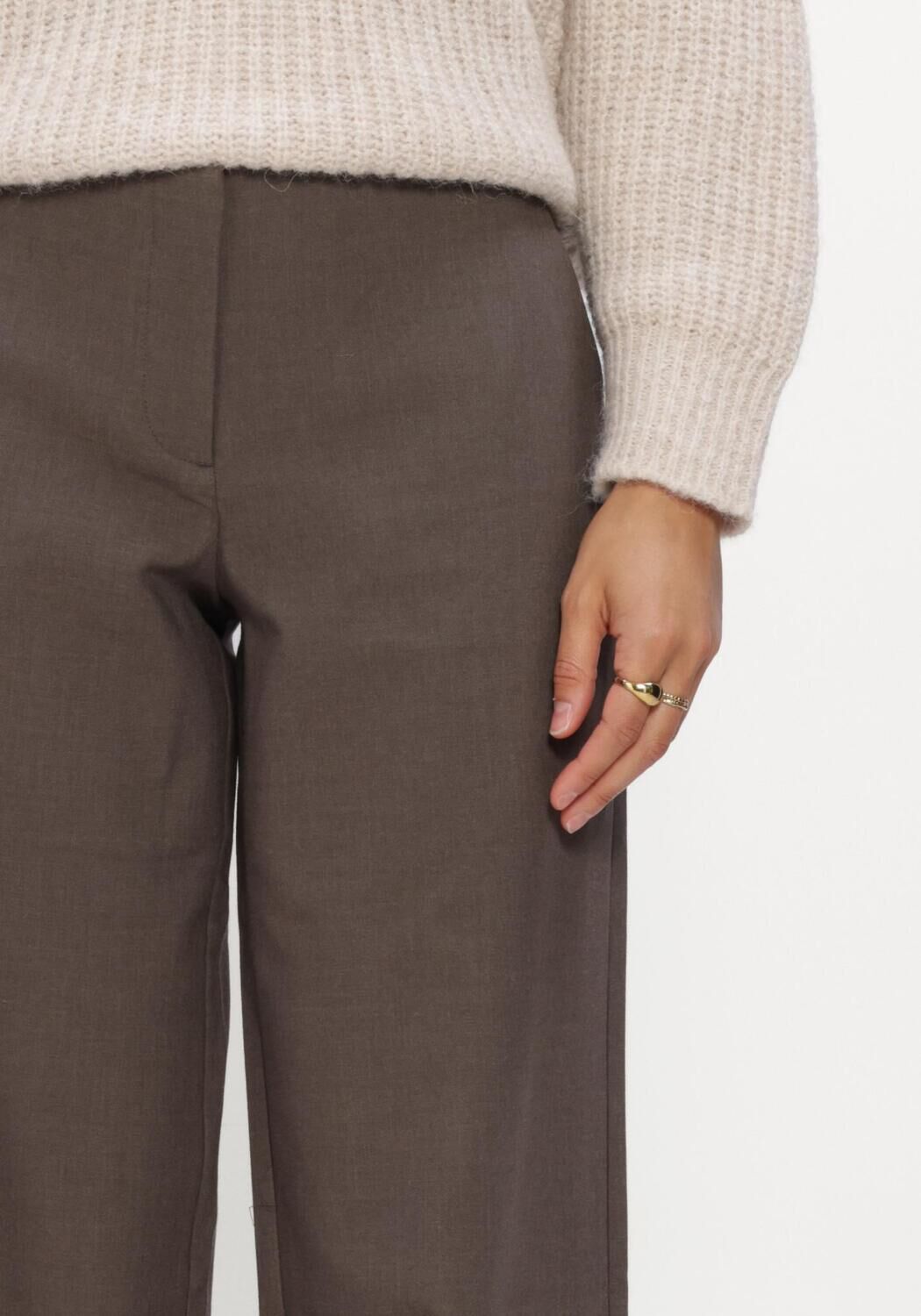 FIVEUNITS Pantalon large PIXIEFV 826 en marron - large