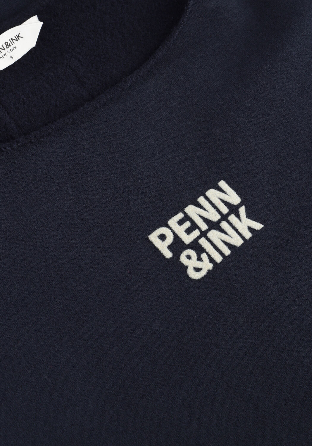 PENN & INK Pull SWEATER W25F1703 en bleu - large