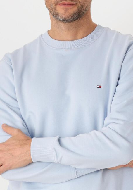 TOMMY HILFIGER Pull ESSENTIAL TERRY CREWNECK Bleu clair - large