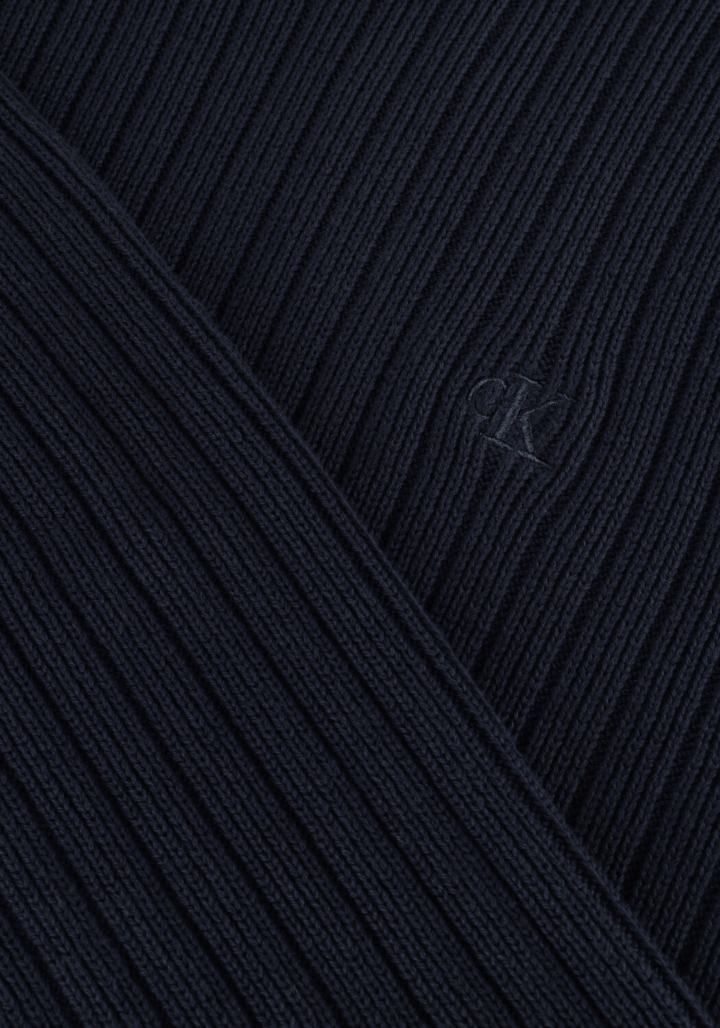 Donkerblauwe CALVIN KLEIN Trui LINEAR SWEATER - large