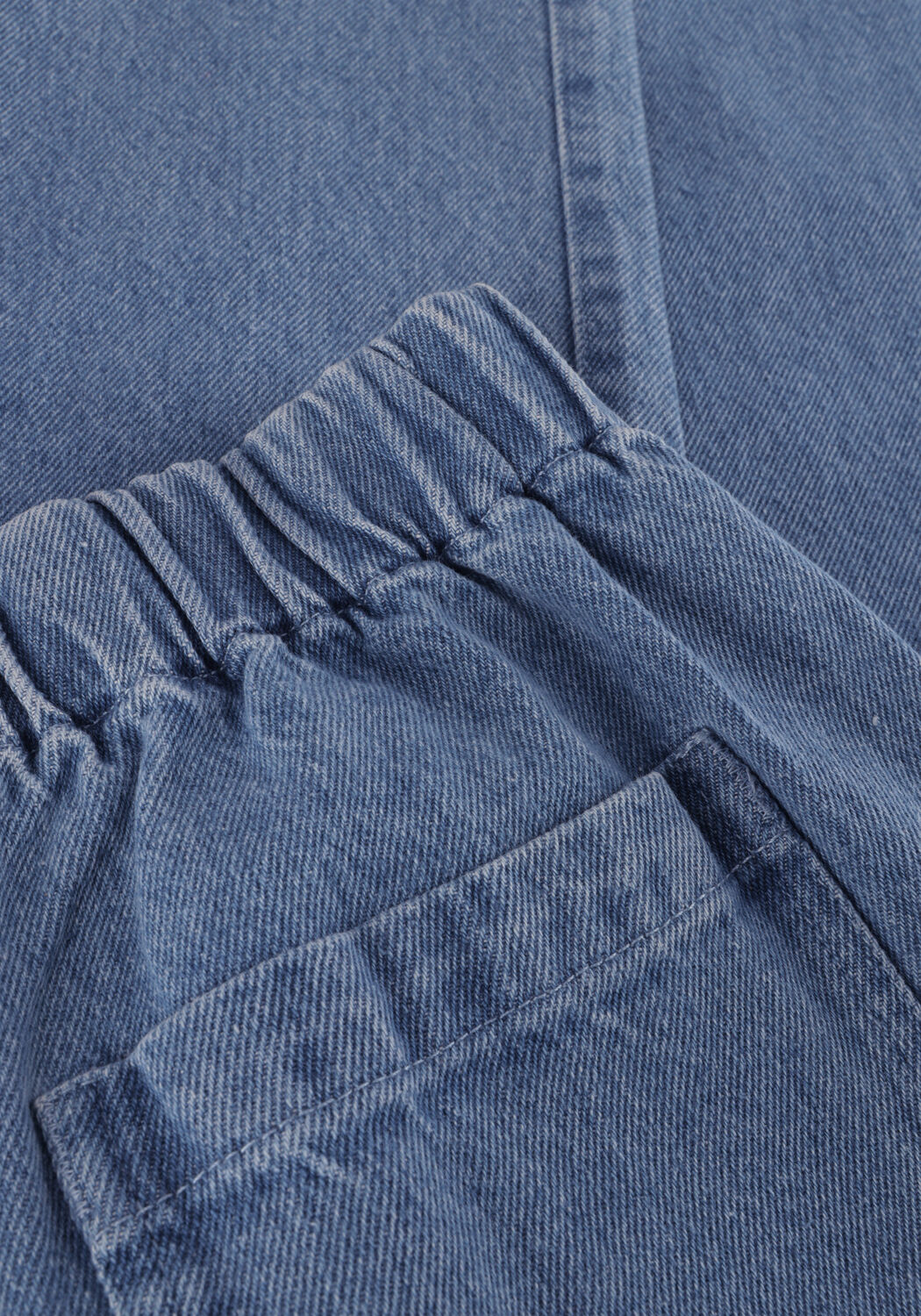 Blauwe BY-BAR Wijde broek MEES DENIM PANTS - large