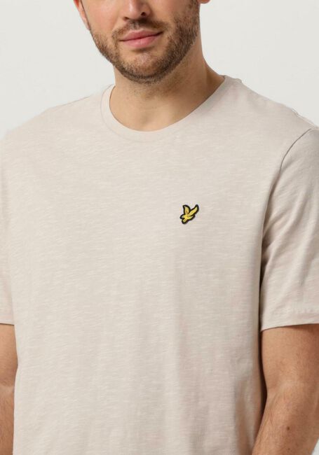 LYLE & SCOTT T-shirt SLUB T-SHIRT en beige - large