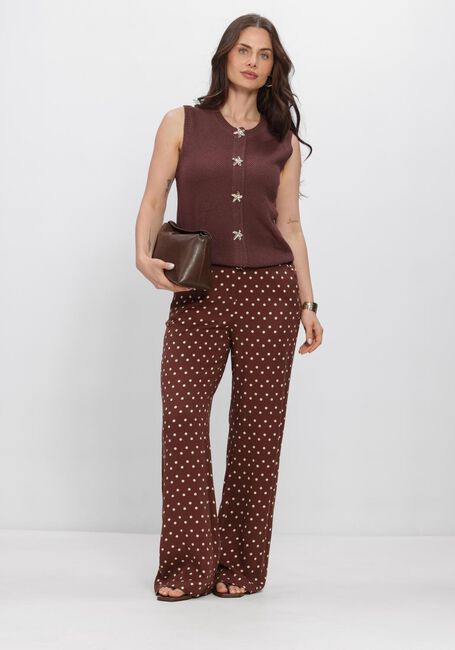 YDENCE PANTS STACEY Pantalons en marron - large