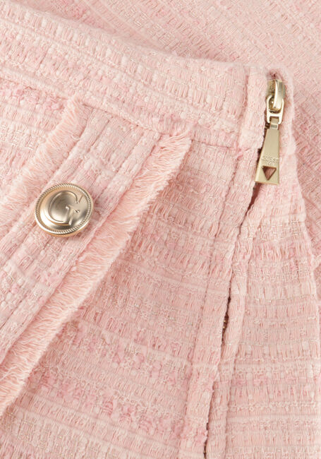 GUESS Mini-jupe TOSCA TWEED SKIRT Rose clair - large