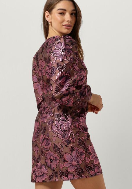 SELECTED FEMME Mini robe SLFPAULA PINK LAVENDER LS SHORT en rose - large