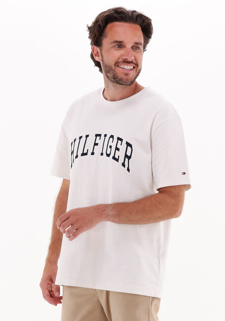 Witte TOMMY HILFIGER T-shirt HILFIGER ARCH CASUAL TEE - large
