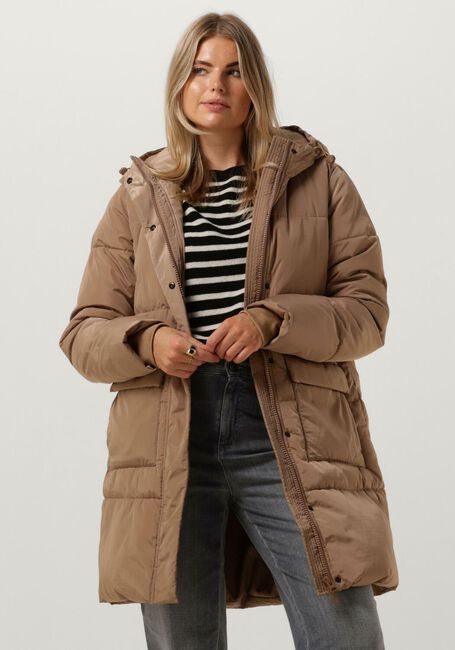 NOTRE-V Veste matelassé PUFFER COAT MIDI en camel - large