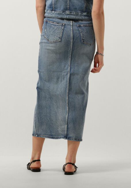 Lichtblauwe MY ESSENTIAL WARDROBE Midirok DANGOMW 144 LONG SKIRT - large