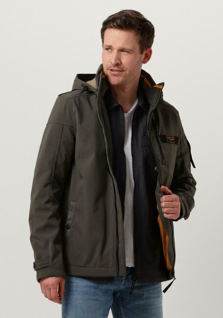 PME LEGEND Jack SEMI LONG JACKET SUCCESSOR 2.0 SOFT SHELL en gris - large