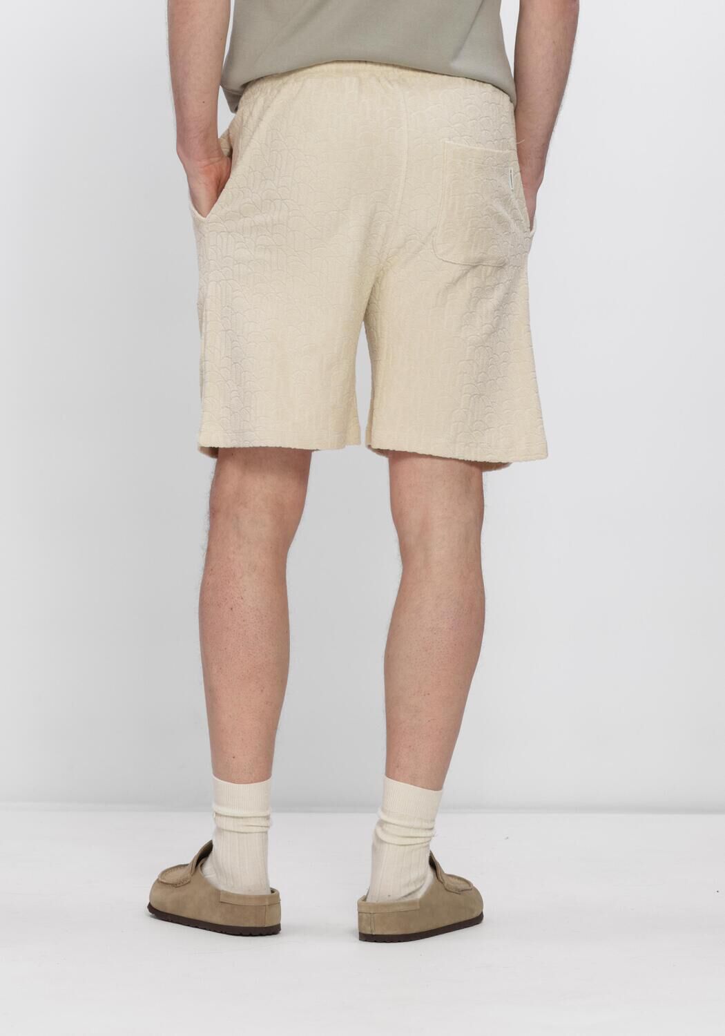THE GOODPEOPLE Pantalon courte HTOWEL en beige - large