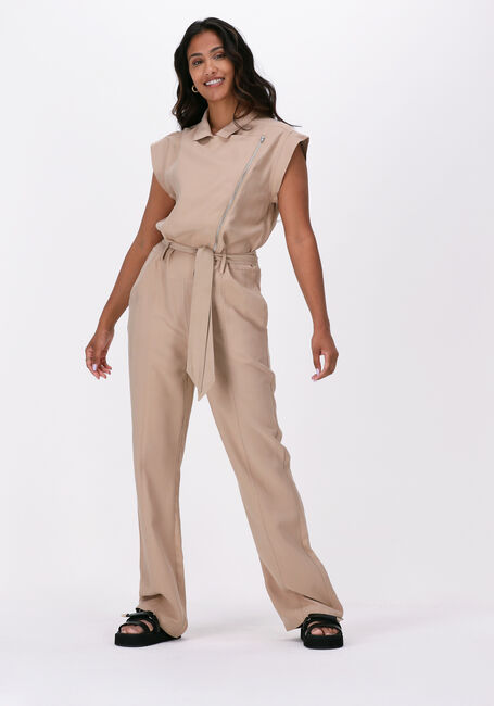 ANOTHER LABEL Combinaison VALLI JUMPSUIT en beige - large